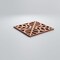 Ekena Millwork Extra Small Garland Decorative Fretwork Wood Wall Panels, Cherry, 7 3/8"W x 7 3/8"H x 3/8"T WALW08X08X0375GRDCH - alternate 2